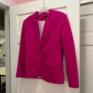 NWT Gibsonlook notched collar blazer - neon berry
